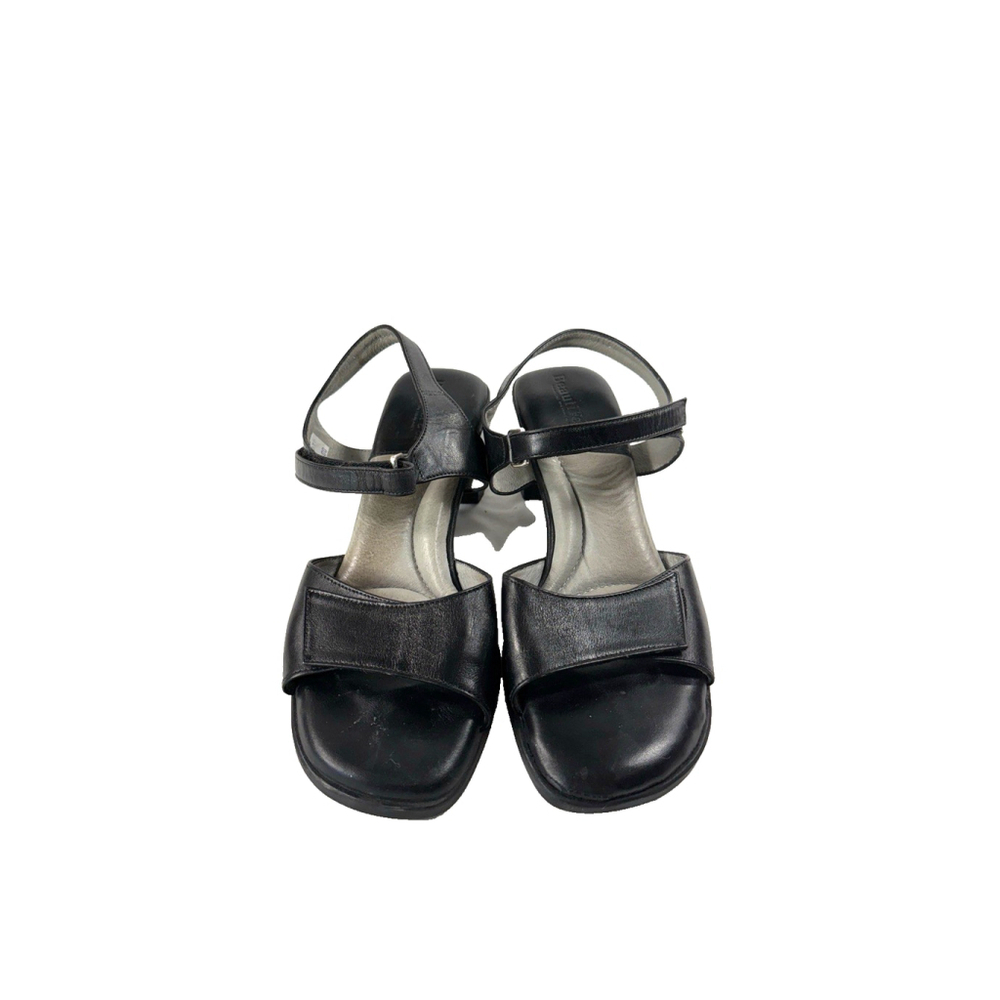 BeautiFeel Mary Jane Pump Black Leather sandal size 40 - Picture 13 of 14